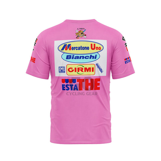 Pink Cycling T-Shirt Giro d'Italia 1998 Back