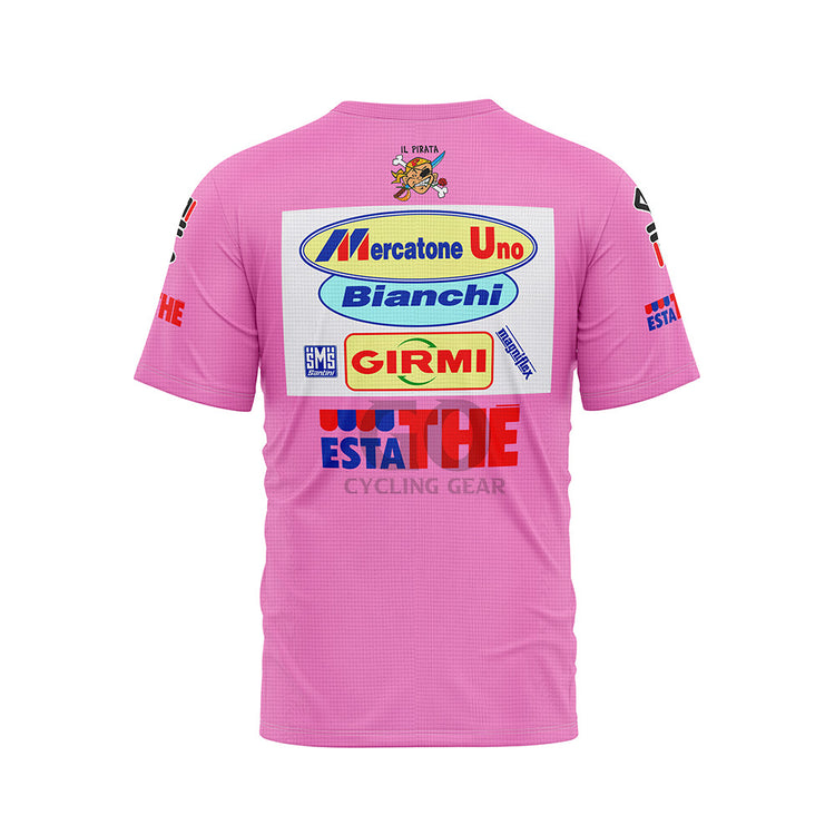 Pink Cycling T-Shirt Giro d'Italia 1998 Back