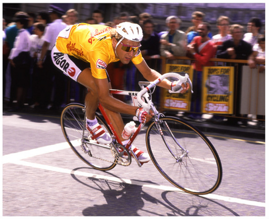 Malcolm Elliott Winner Of The Tour Of Britain 1988 Fagor Yellow Jersey