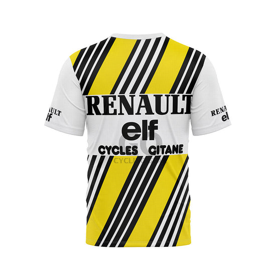 Retro Renault Elf Bike T-Shirt Back