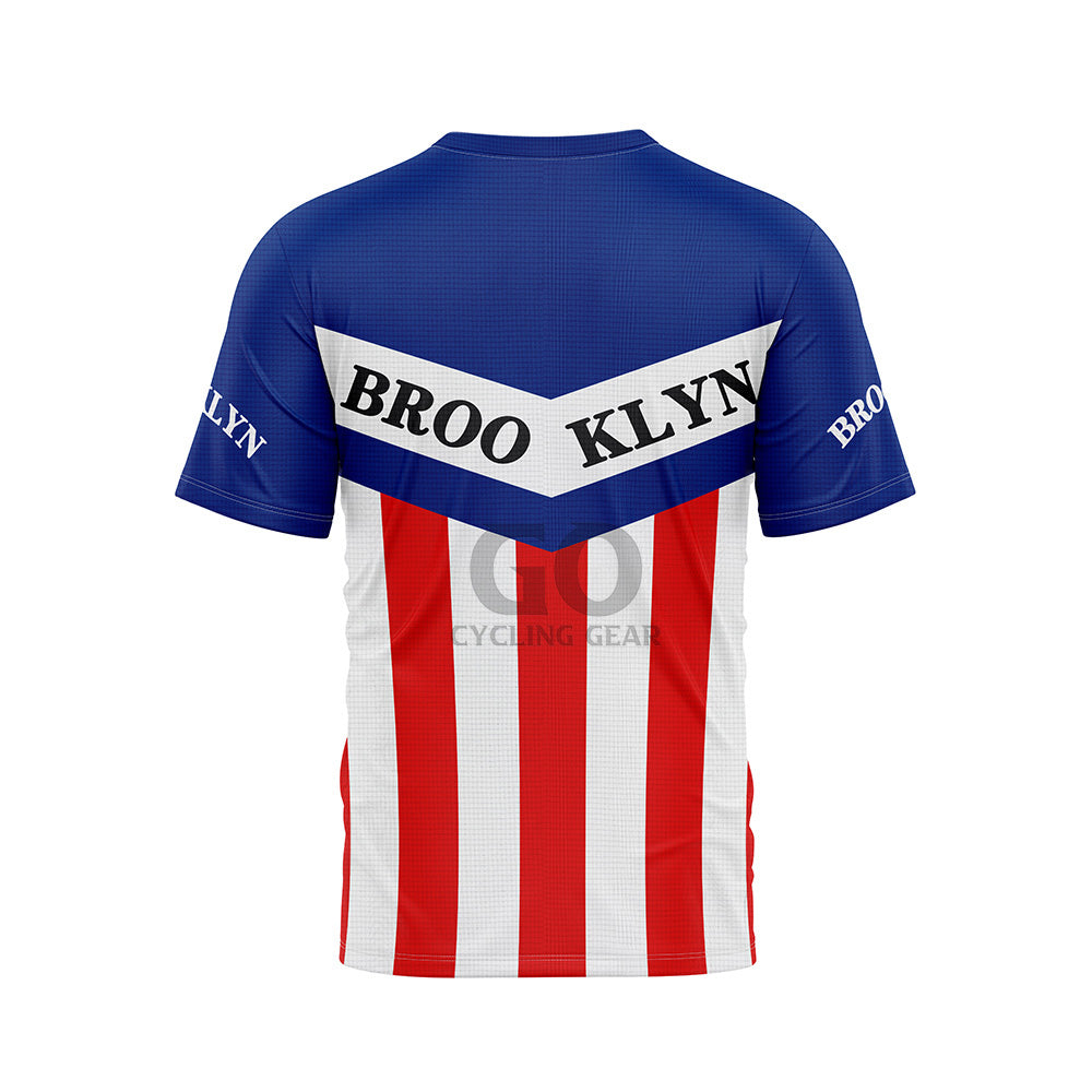 Retro Team Brooklyn Cycling T-Shirt Back
