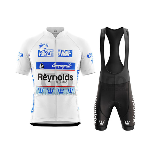 Reynolds Miguel Indurain White Cycling Kit Paris 1989