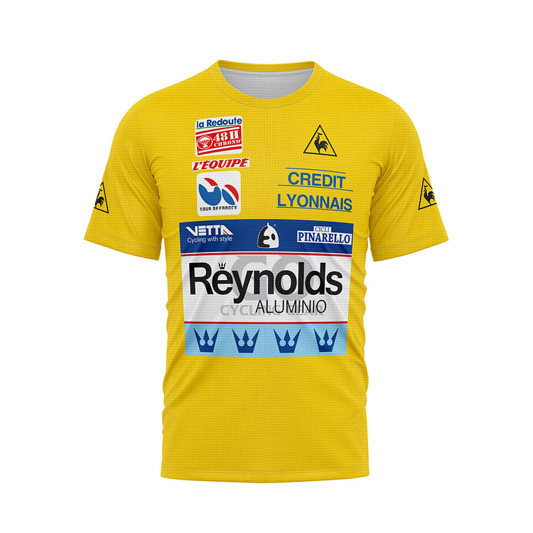 Delgado in the Yellow Jersey of the Tour de France 1988 (1)