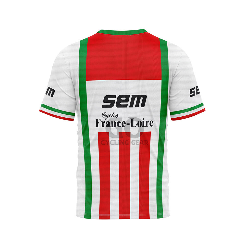 Sem-France Loire Retro Cycling T-Shirt Back