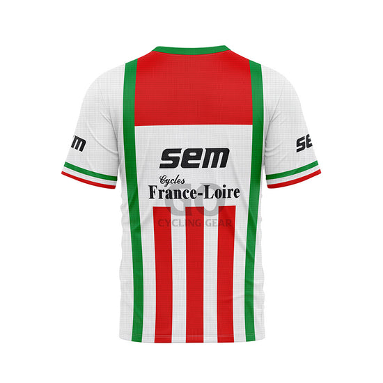 Sem-France Loire Retro Cycling T-Shirt Back