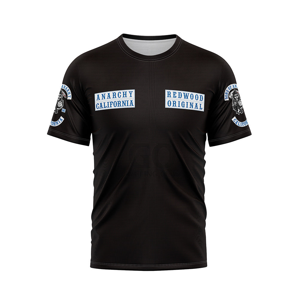 VINTAGE Sons of Anarchy T Shirt Men Black Biker Motorcycle