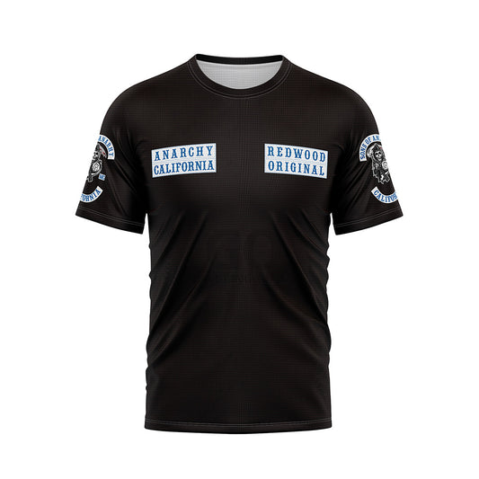 VINTAGE Sons of Anarchy T Shirt Men Black Biker Motorcycle