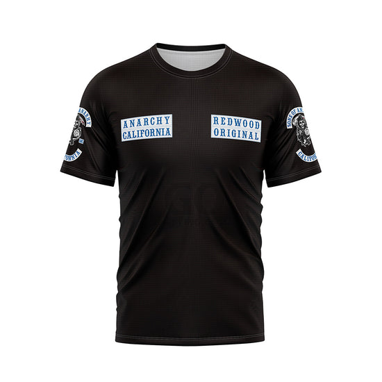 VINTAGE Sons of Anarchy T Shirt Men Black Biker Motorcycle