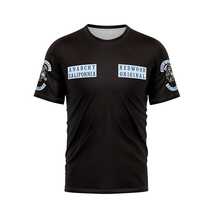 VINTAGE Sons of Anarchy T Shirt Men Black Biker Motorcycle