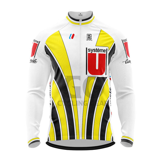 Système U 1987  Long Sleeve Cycling Jersey