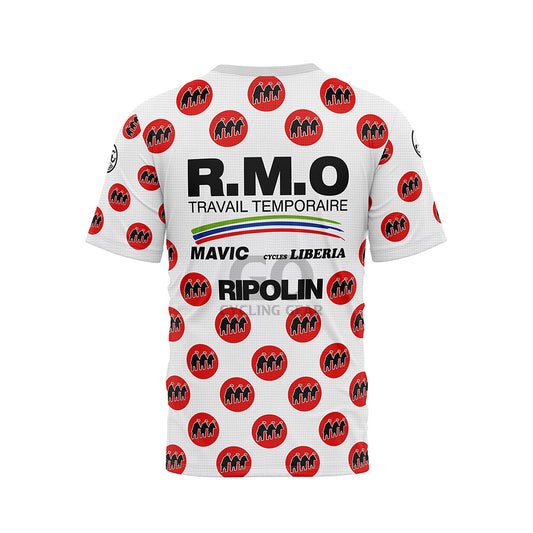 Thierry Claveyrolat RMO Tour De France 1990 Cycling T-Shirt