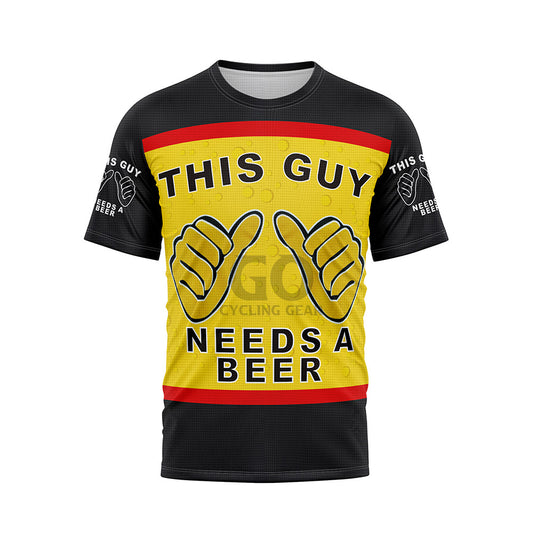 This Guy Need A Beer Bike T-Shirt