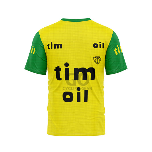 Tim Oil Cycling T Shirt Back