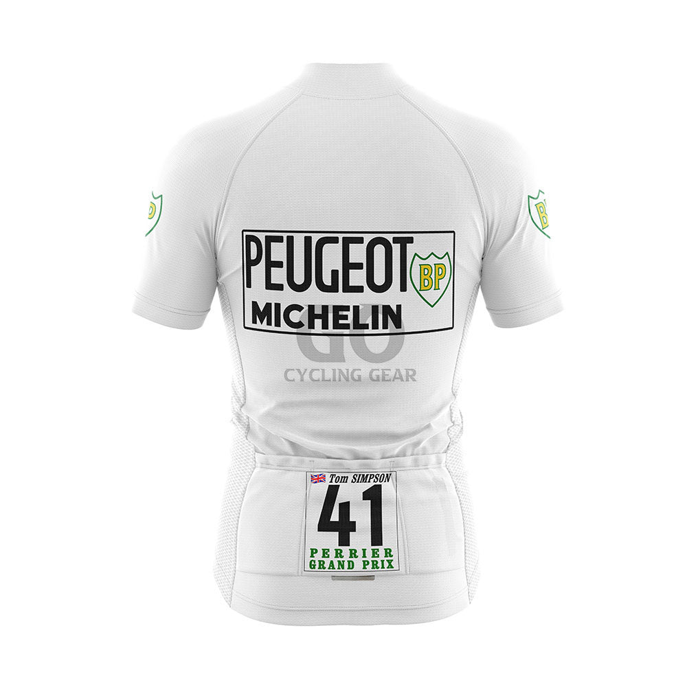 Tom Simpson White Jersey Peugeot Winner Paris-Nice 1967 Back