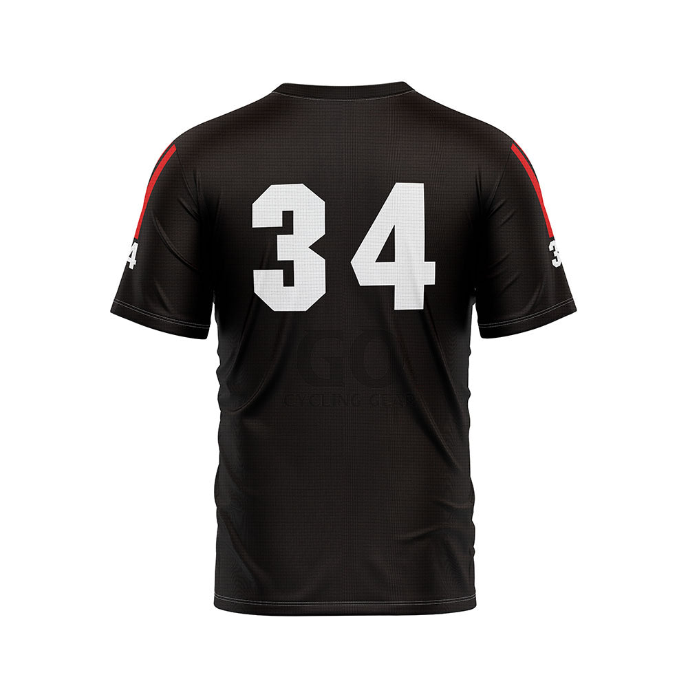 Unisex Cutters Breaking Away Movie cycling T-Shirt Black Back