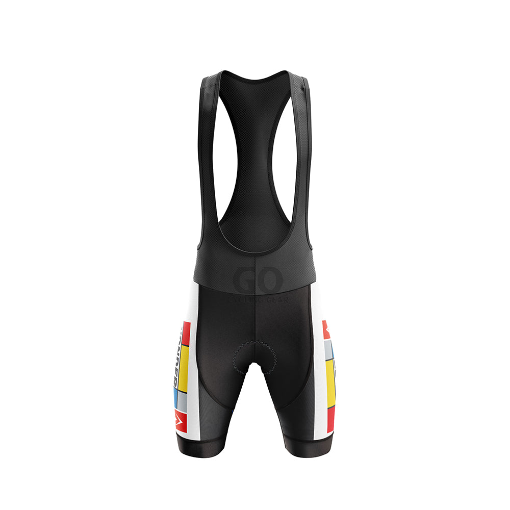 Wonder Radar La Vie Claire Retro Cycling Pants with black bib
