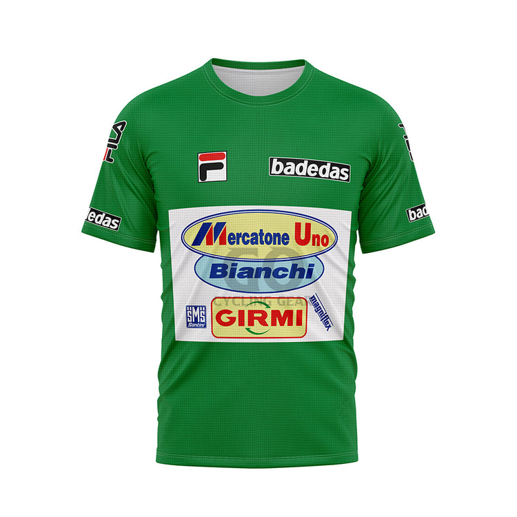 Marco Pantani Bianchi Mercatone Uno Cycling Shirt