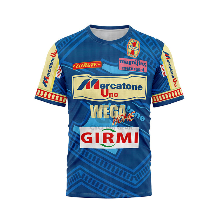 Marco Pantani Bianchi Mercatone Uno Cycling Shirt