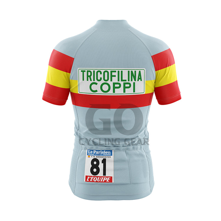 TRICOFILINA COPPI Cycling Jersey 1959 Winner Of The France