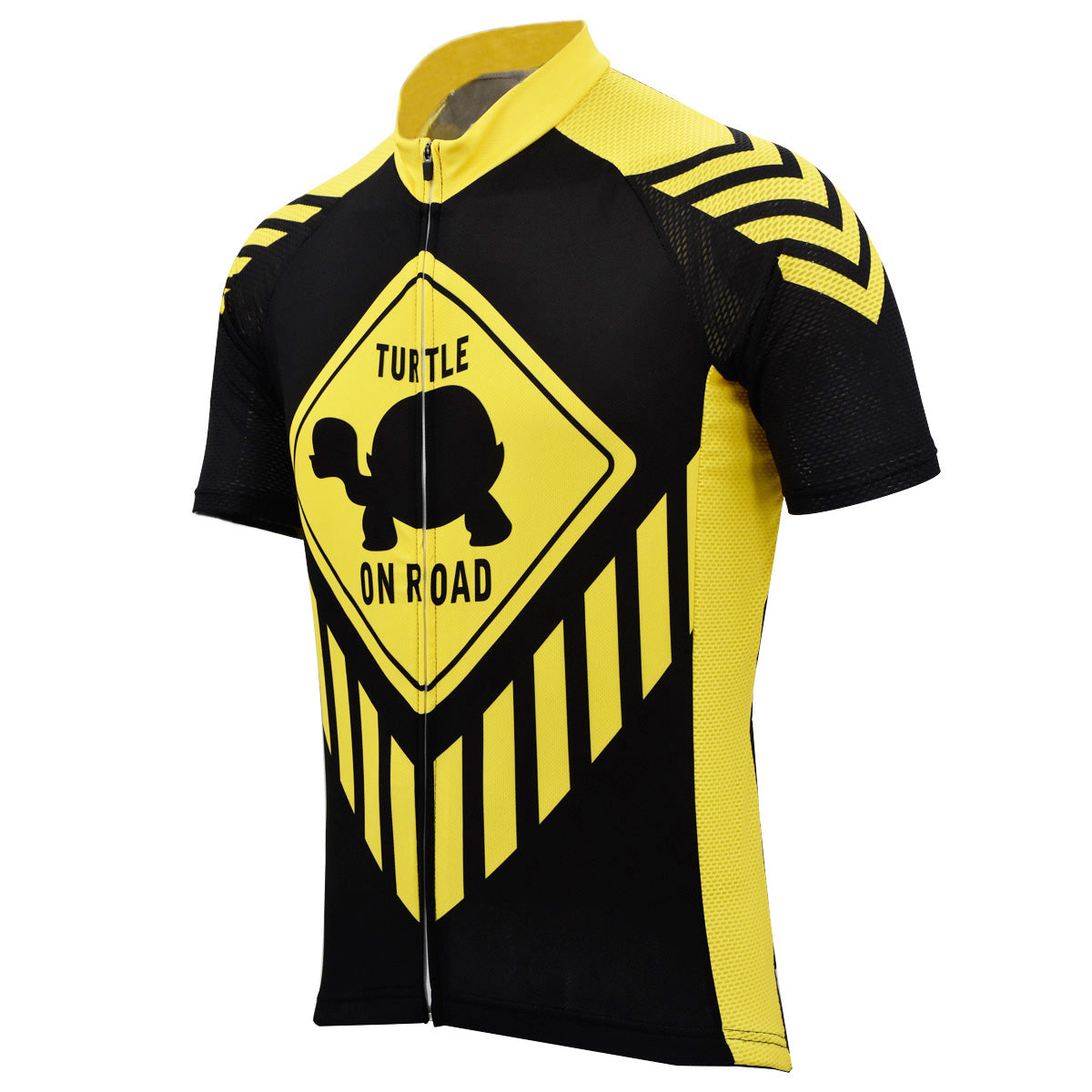 Turtle On Road Short Sleeve Cycling Jersey